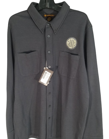 Harriton Other - Harriton Adult Stainblock charcoal Shirt. L